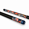 Uni Vintage American Flag Pool Cue | Riveted Enamel Sign Grunge Theme