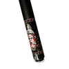 Uni Razor-Sliced Warrior Pool Cue | Glowing Red Core Abstract Razor Lines Theme