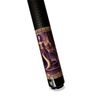 Uni Medusa Queen Carbon Fiber Pool Cue | Purple Marble Gold Greek Mythology Design