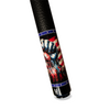 Uni American Grit & Glory Carbon Fiber Pool Cue | Low-Poly Flag & Victory Fist