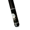Uni Mother of Pearl Moon Pool Cue | Silver Crane Night Sky Black Lacquer Theme
