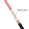 Vintage American Flag Themed Carbon Fiber Pool Cue with Liberty Bell and Bald Eagle