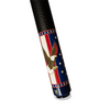 Uni Bald Eagle Pool Cue | Gold Wire Cloisonne Enamel Theme