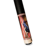 American Christian Cross Carbon Fiber Pool Cue with Flag Design