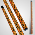 Novera Flame Spiral Carbon Fiber Pool Cue | Fire Theme