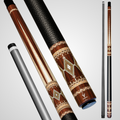 Novera Tribal Pattern Carbon Fiber Pool Cue | Native American Design