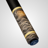Novera Damascus Steel Lighthouse Pool Cue | Storm Steel Gold Beacon Theme