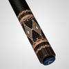 Novera Tribal Patterns Carbon Fiber Pool Cue | Native American Art