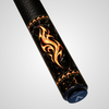 Novera Flame Tribal Carbon Fiber Pool Cue | Fire Tribal