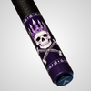 Novera Skull & Crown Pool Cue – Violet Amethyst Royal Theme