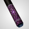 Novera Damascus Steel Star Pool Cue | Amethyst Purple Mosaic Theme