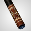 Novera Tribal Pattern Carbon Fiber Pool Cue | Native American Design