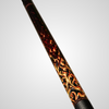 Novera Flame Swirl Carbon Fiber Pool Cue | Fire Theme