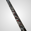 Novera Samurai Mask Pool Cue | Black Steel Silver Tribal Theme