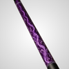 Novera Skull & Crown Pool Cue | Silver Amethyst Baroque Theme
