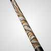 Novera Damascus Steel Feather Pool Cue | Copper Brass Feather Theme