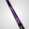 Novera Skull & Crown Pool Cue – Violet Amethyst Royal Theme