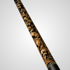 Novera Skull & Crown Pool Cue | Ebony Sapphire Royal Theme