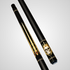 Novera Skull & Crown Pool Cue | Gold Garnet Royal Theme