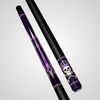 Novera Skull & Crown Pool Cue – Violet Amethyst Royal Theme