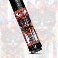 Uni Cat Carbon Fiber Pool Cue | Kaleidoscope Geometric Art