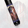 Uni Spartan Patriot Carbon Fiber Pool Cue | Weathered Helmet Design