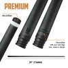 Uni Premium carbon fiber pool cue single shaft, 3/8-8 joint