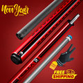 Nebula 2 Pool Cue - Crimson Red - Wrapless