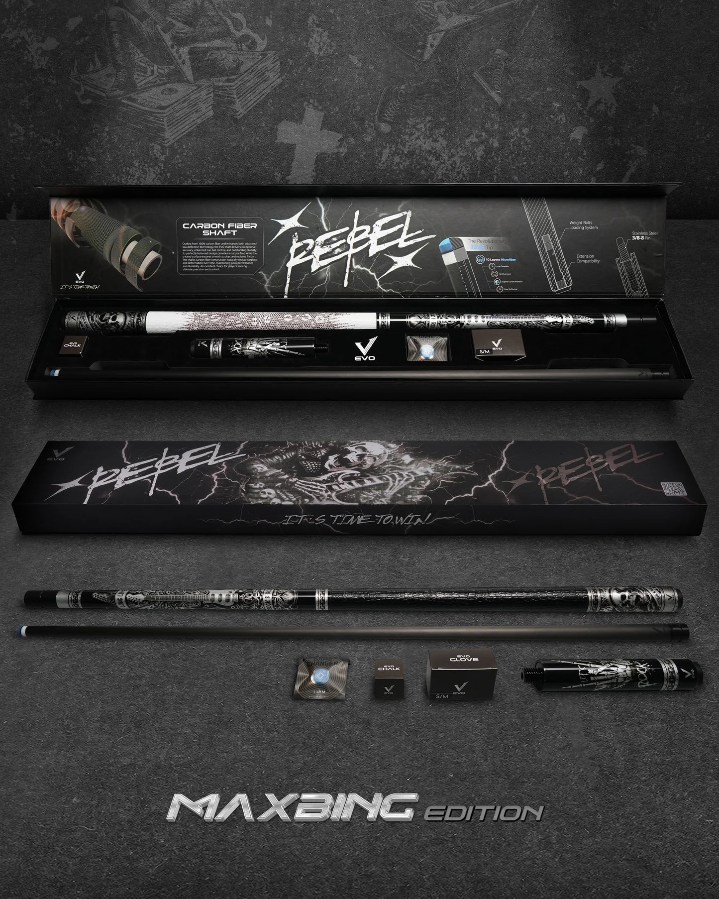 EVO REBEL MAXBING EDITION - WHITE LEATHER WRAP