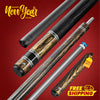 Rhino RETRÔ Pool Cue - Bocote - Lizard Embossed Microfiber Leather Wrap & Point.jpg