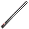 Uni Skull Carbon Fiber Pool Cue | Two-Face Splatter Red & Black Art