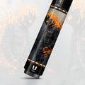 Uni Skull Carbon Fiber Pool Cue | Inferno Ghost Rider Flaming Biker Art