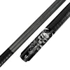 Uni Skull Carbon Fiber Pool Cue | Viking Warrior Dragon Axe Blackwork Art