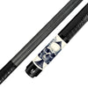 Uni Skull Carbon Fiber Pool Cue | Ace of Spades Smoking Casino Art