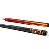 Gậy bi-a sợi carbon hình đầu lâu rồng lửa - Tranh nghệ thuật khung cảnh sử thi