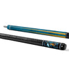 Uni Skull Carbon Fiber Pool Cue | Neon Angel Biker Streetwear Art