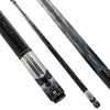 Uni Black Shadow Eagle Carbon Fiber Pool Cue | Minimalist Noir Low-Deflection Design