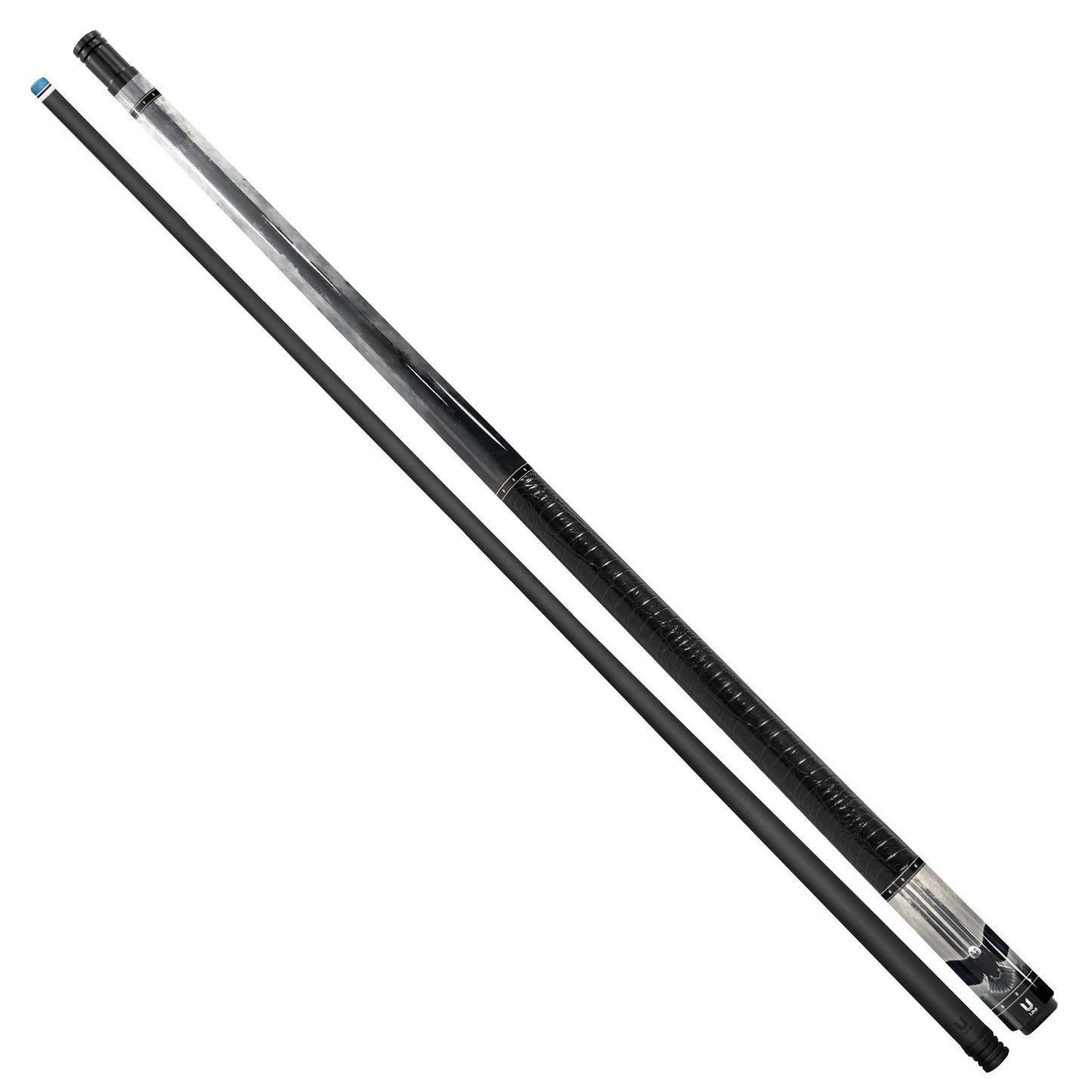 "Black Shadow Eagle" Carbon Fiber Pool Cue – Minimalist Noir Edition | Professional Low-Deflection Performance Stick