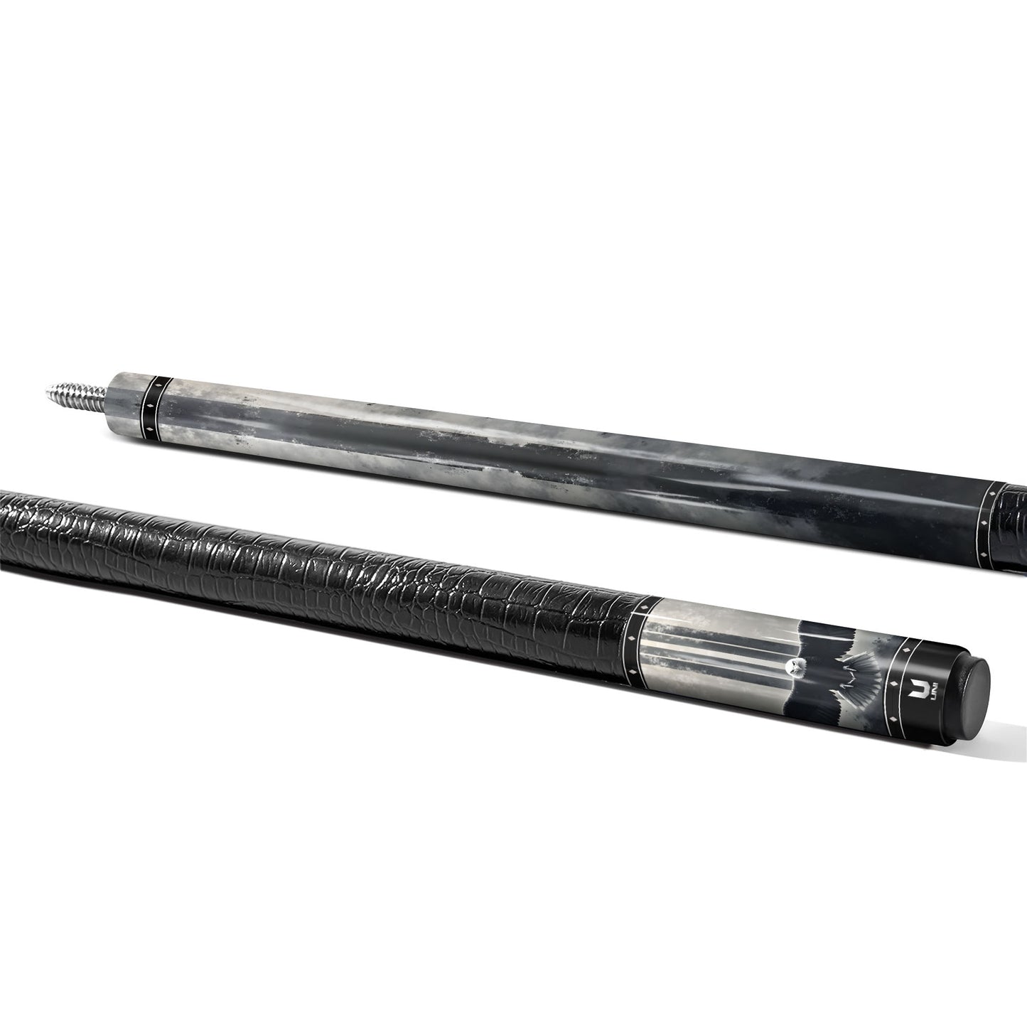 "Black Shadow Eagle" Carbon Fiber Pool Cue – Minimalist Noir Edition | Professional Low-Deflection Performance Stick