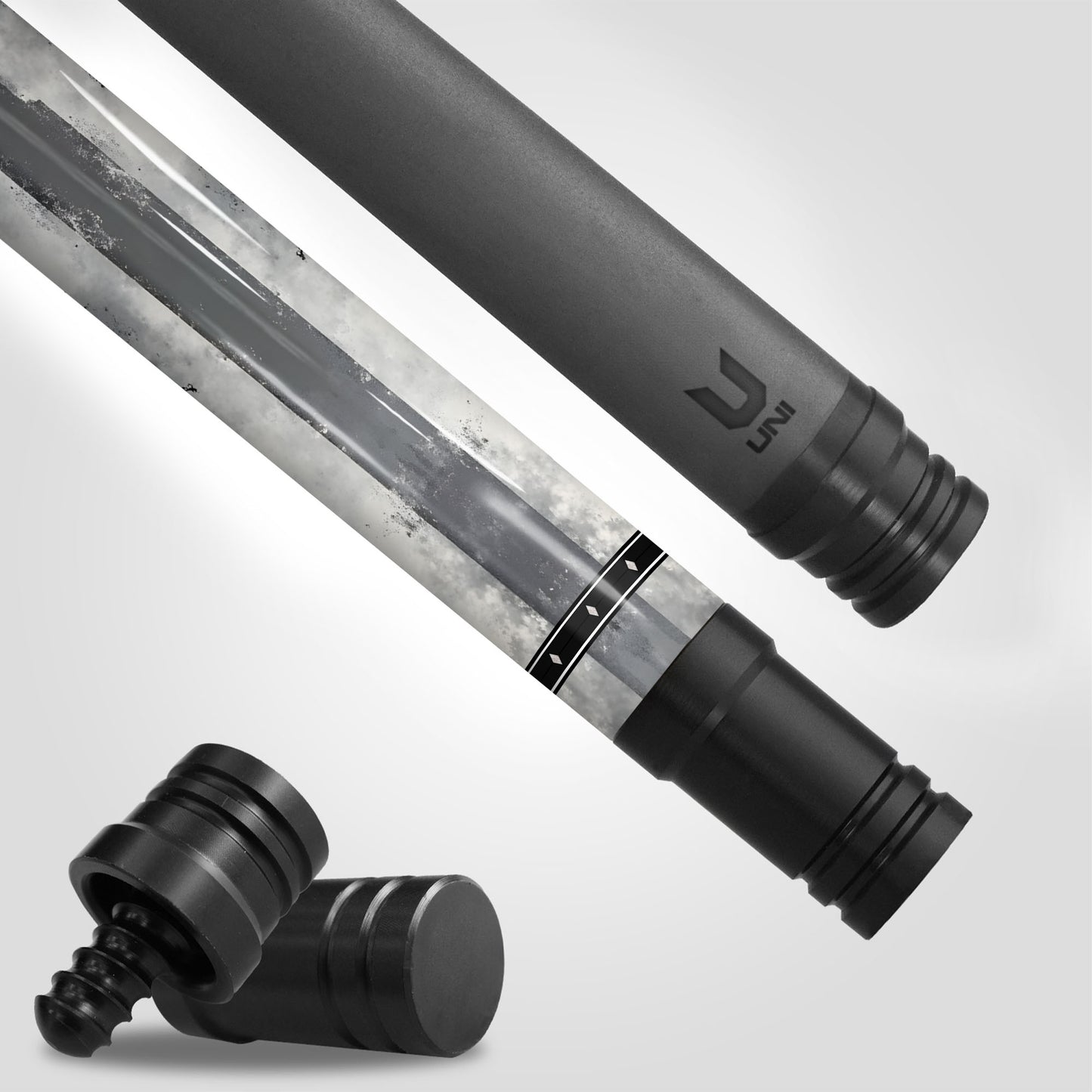 "Black Shadow Eagle" Carbon Fiber Pool Cue – Minimalist Noir Edition | Professional Low-Deflection Performance Stick