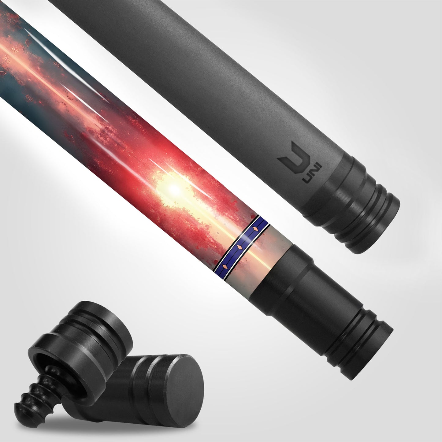 "Spartan Patriot" Carbon Fiber Pool Cue – Battle-Worn Helmet Edition | Warrior Spirit Performance Stick