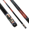 Uni Patriotic Cowboy Carbon Fiber Pool Cue | Western Skull Americana