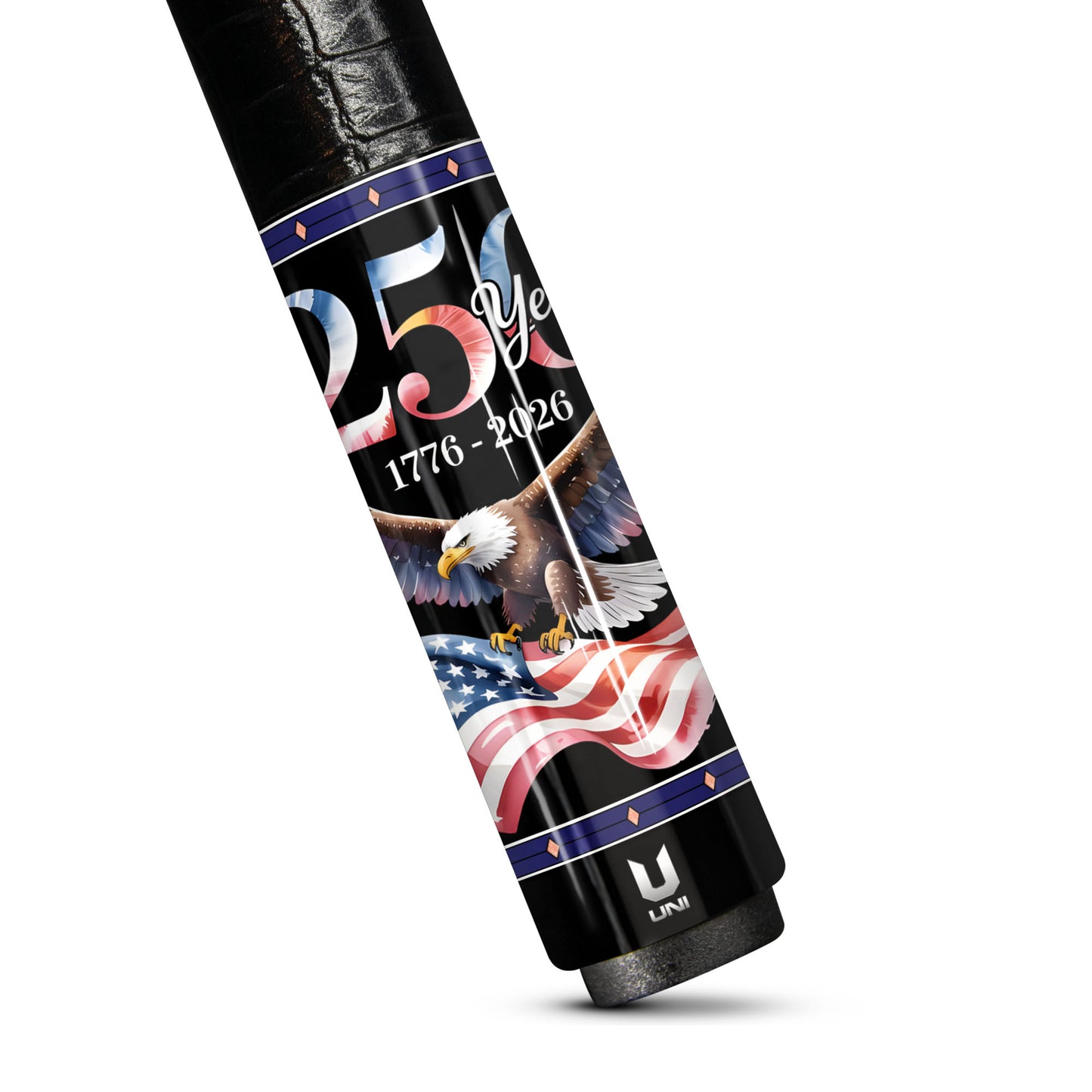 USA 250th Anniversary "Declaration of Independence" Carbon Fiber Pool Cue - Patriotic Heritage Edition (1776-2026)