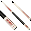 Wowcue Crimson Filigree Glass Fiber Pool Cue | Elegant Design