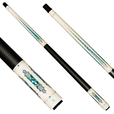Wowcue Filigree Glass Fiber Pool Cue | Elegant Artistic Design
