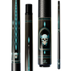 Wowcue Skull Flame Glass Fiber Pool Cue | Gothic Skull