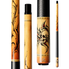 Wowcue Skull Tribal Line Glass Fiber Pool Cue | Honey Oak Theme