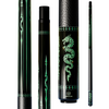 Wowcue Dragon Tribal Glass Fiber Pool Cue | Jade Tribal Dragon on Ebony Theme