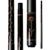 Wowcue Gothic Rose Glass Fiber Pool Cue | Garnet Onyx Theme
