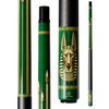 Wowcue Gold Foil Glass Fiber Pool Cue | Golden Anubis on Emerald Theme